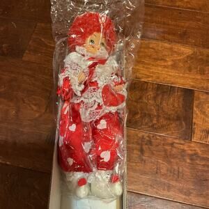 Vintage 1986 Brinn's February Calendar Clown Doll~Limited Edition